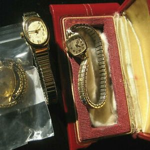 Vintage Lady Elgin Wrist Watch 14K Gold Steidle Ba